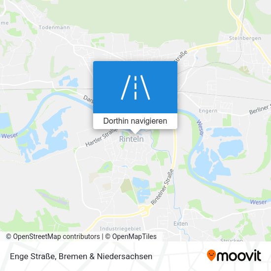 Enge Straße Karte