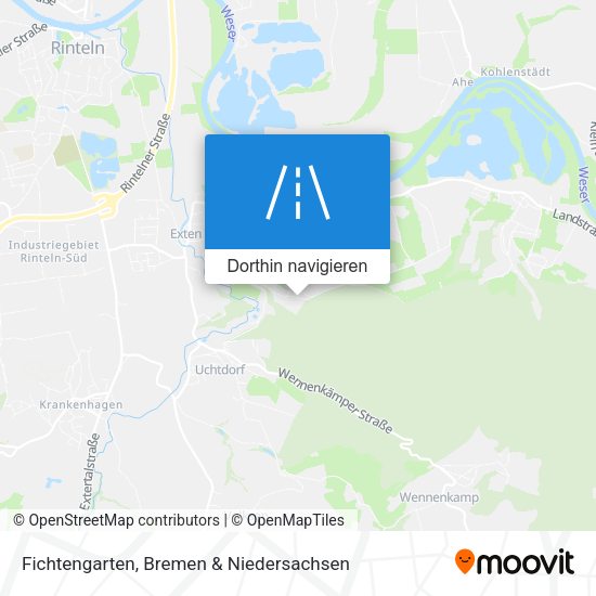 Fichtengarten Karte