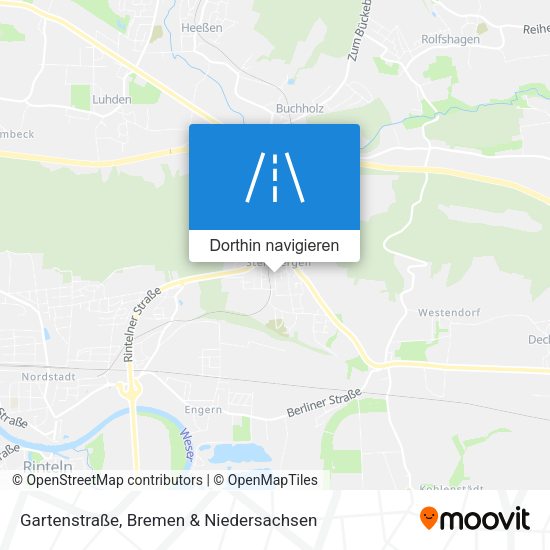 Gartenstraße Karte