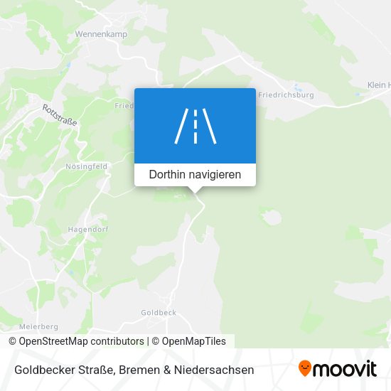 Goldbecker Straße Karte