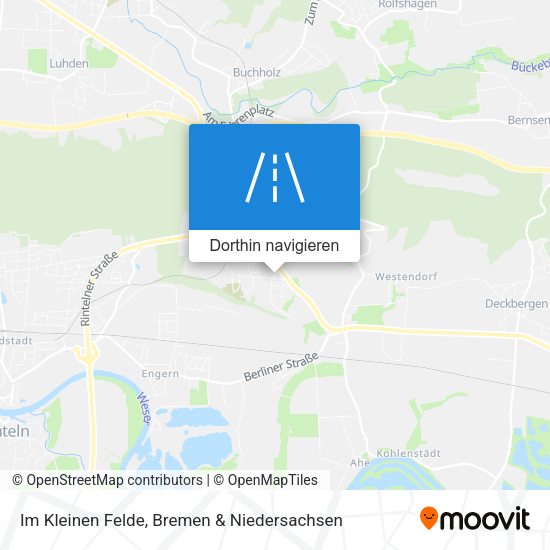Im Kleinen Felde Karte