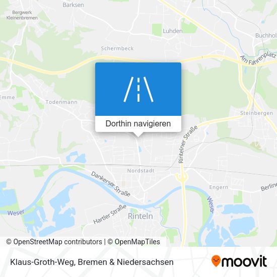 Klaus-Groth-Weg Karte
