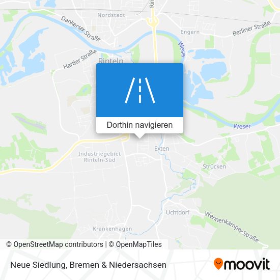 Neue Siedlung Karte