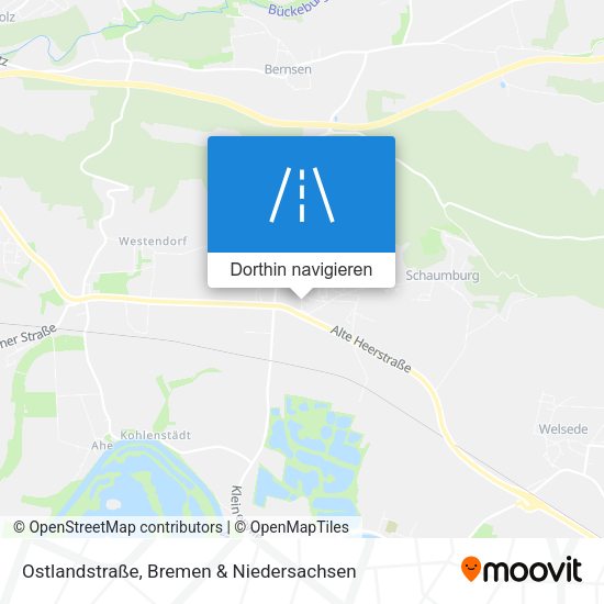 Ostlandstraße Karte