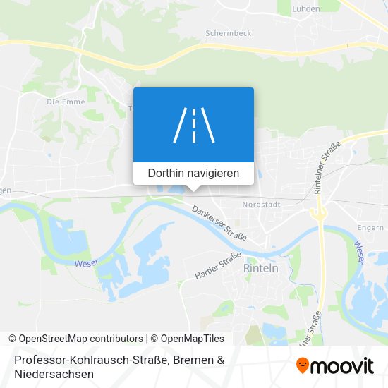 Professor-Kohlrausch-Straße Karte