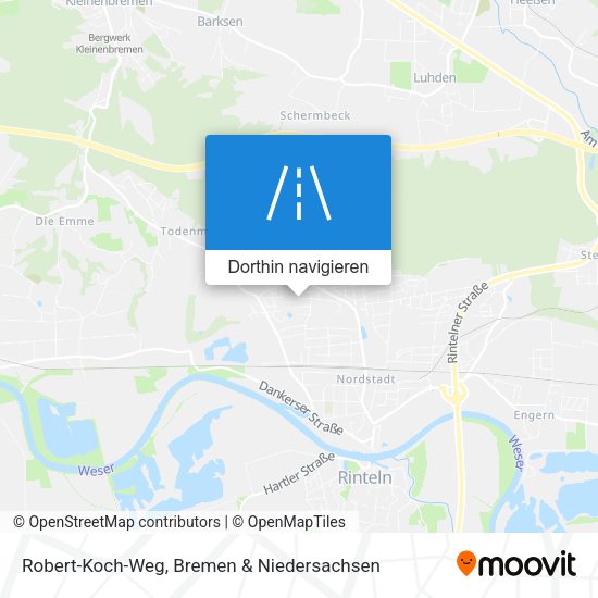 Robert-Koch-Weg Karte