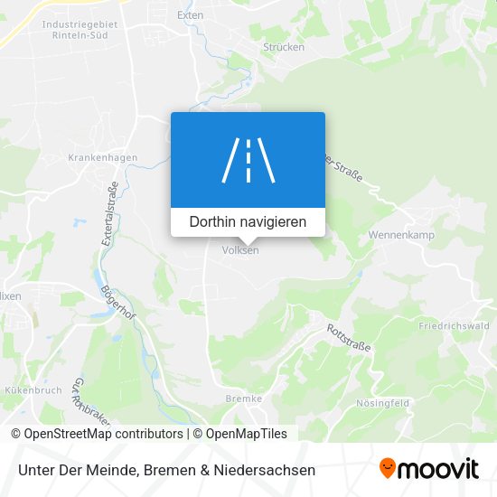 Unter Der Meinde Karte