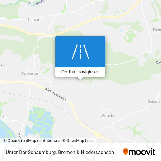 Unter Der Schaumburg Karte
