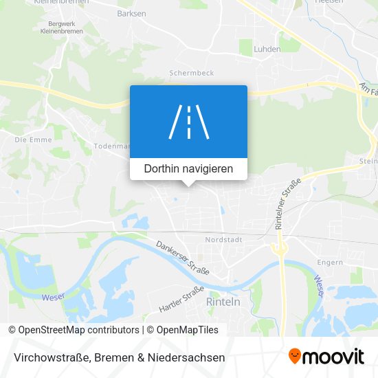 Virchowstraße Karte