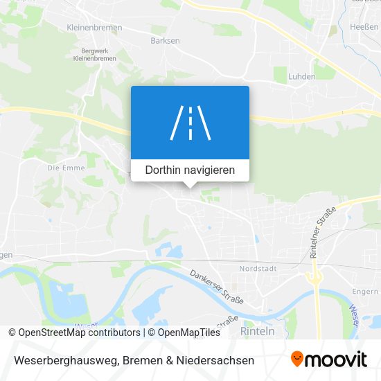 Weserberghausweg Karte