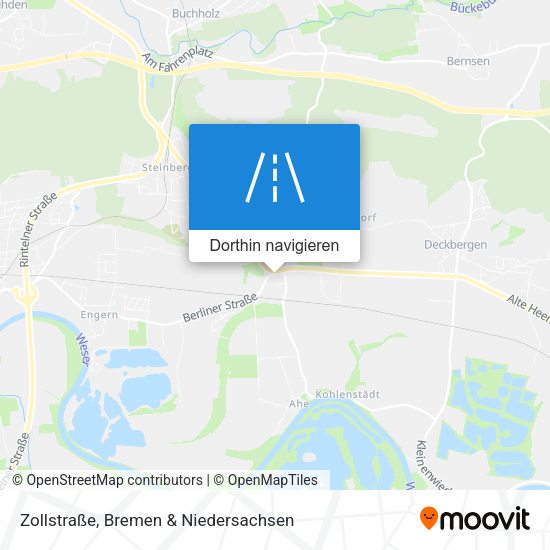 Zollstraße Karte