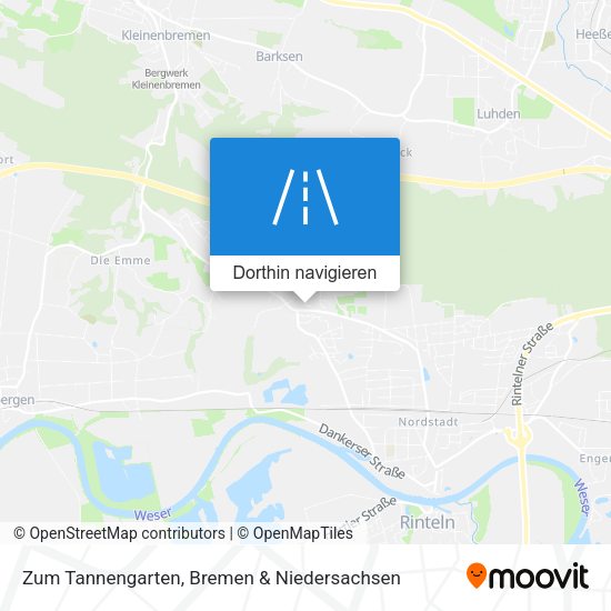 Zum Tannengarten Karte