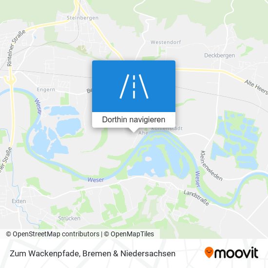Zum Wackenpfade Karte