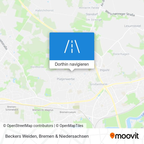 Beckers Weiden Karte