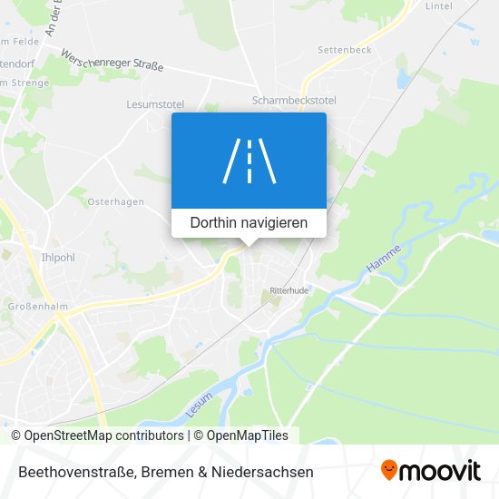 Beethovenstraße Karte