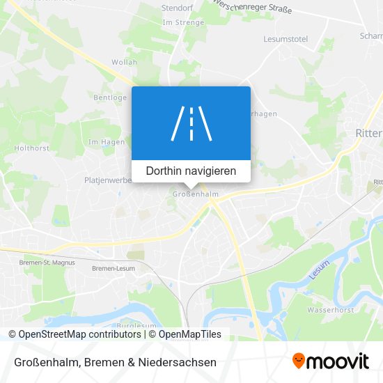 Großenhalm Karte