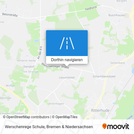 Werschenrege Schule Karte