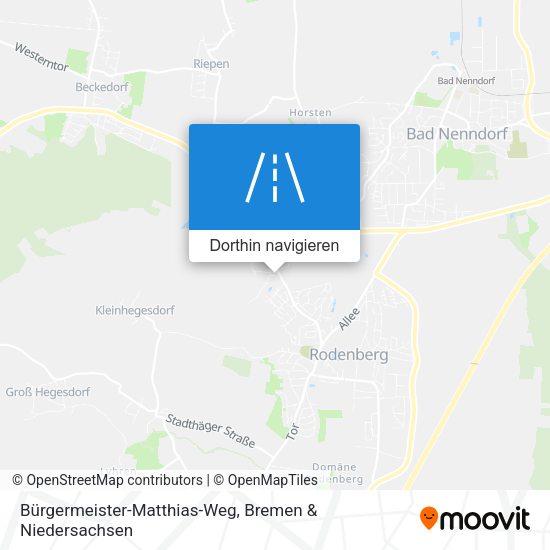 Bürgermeister-Matthias-Weg Karte