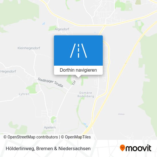 Hölderlinweg Karte