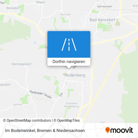 Im Bodenwinkel Karte