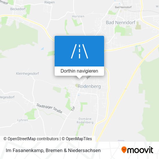 Im Fasanenkamp Karte