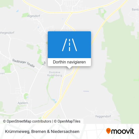 Krümmeweg Karte