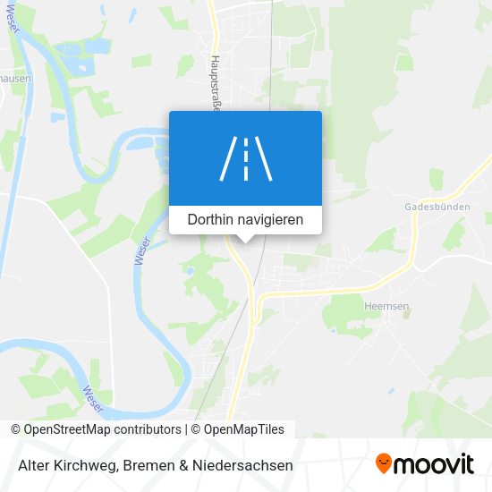 Alter Kirchweg Karte