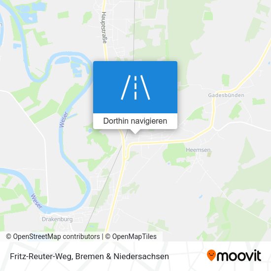 Fritz-Reuter-Weg Karte
