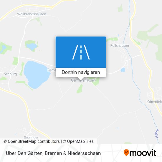 Über Den Gärten Karte