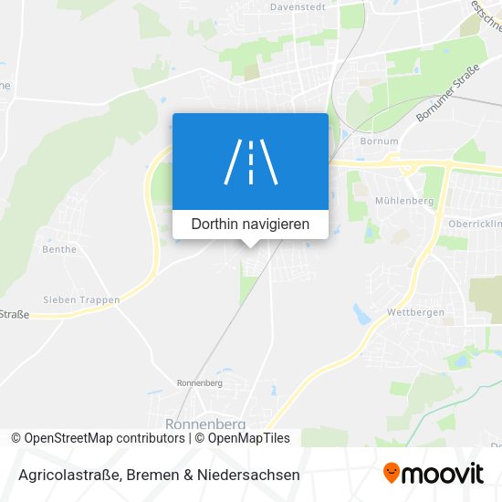 Agricolastraße Karte