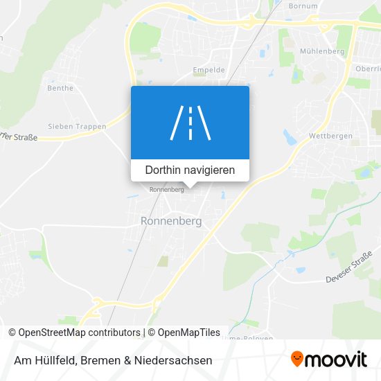 Am Hüllfeld Karte