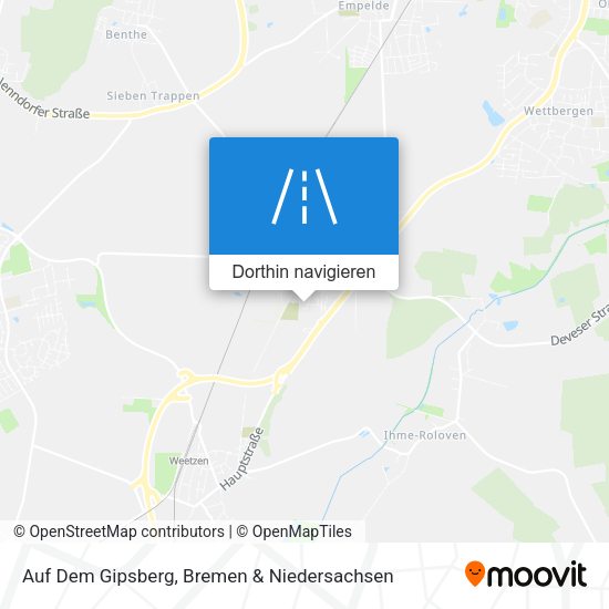 Auf Dem Gipsberg Karte