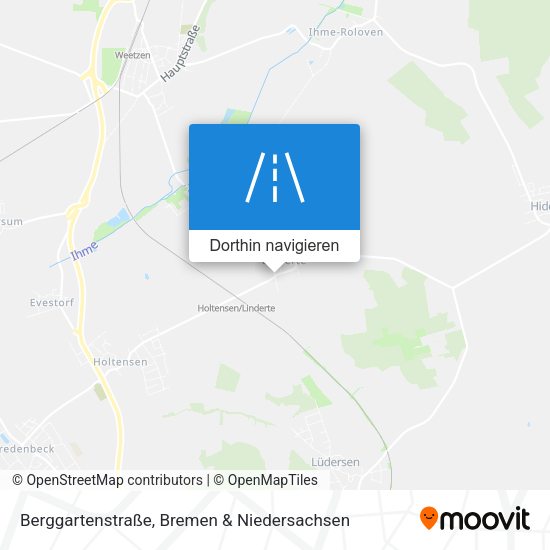 Berggartenstraße Karte