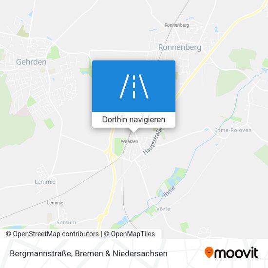 Bergmannstraße Karte