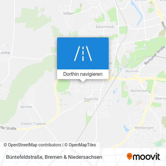 Büntefeldstraße Karte