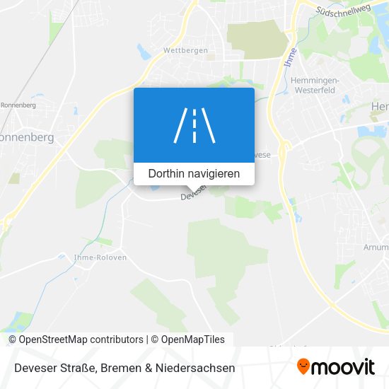 Deveser Straße Karte