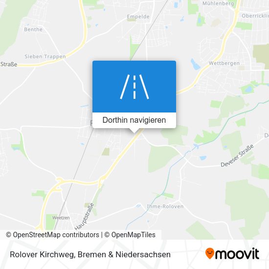Rolover Kirchweg Karte