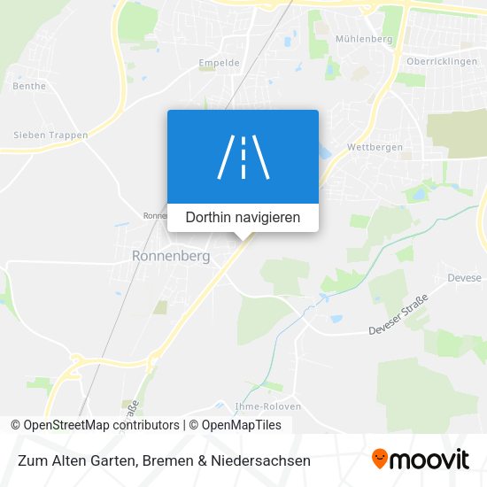 Zum Alten Garten Karte