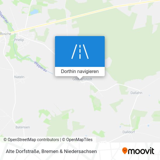 Alte Dorfstraße Karte