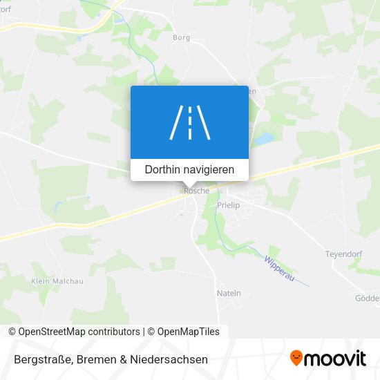 Bergstraße Karte