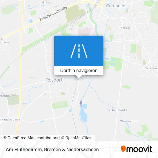 Am Flüthedamm Karte