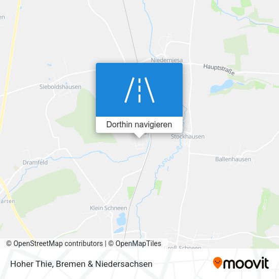 Hoher Thie Karte