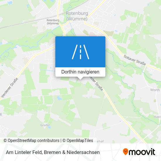 Am Linteler Feld Karte