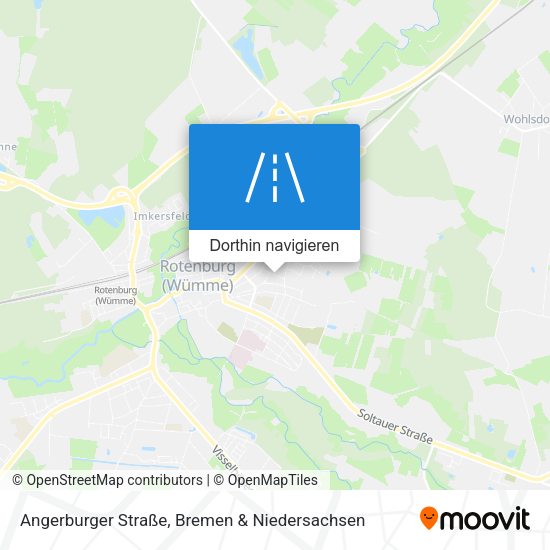 Angerburger Straße Karte