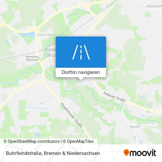 Buhrfeindstraße Karte