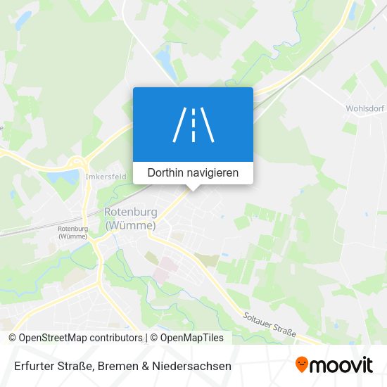 Erfurter Straße Karte