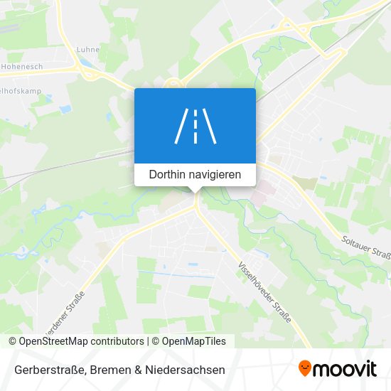 Gerberstraße Karte