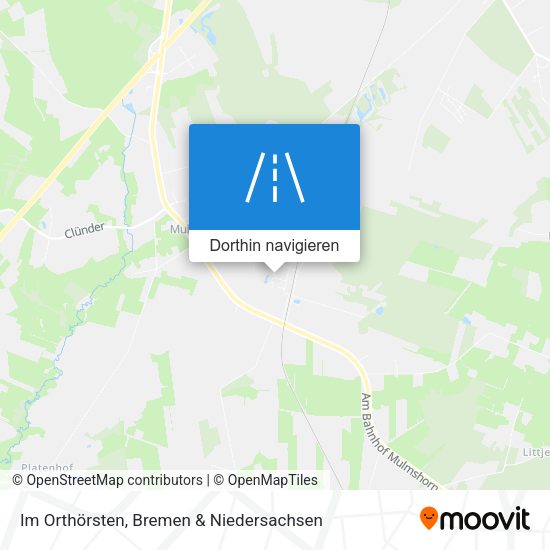 Im Orthörsten Karte