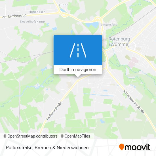 Polluxstraße Karte