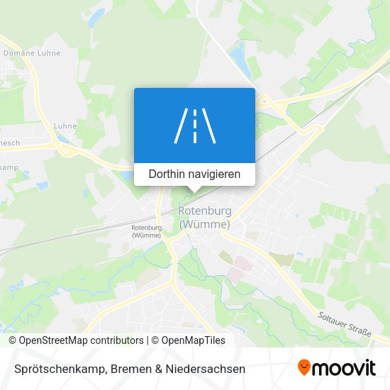 Sprötschenkamp Karte